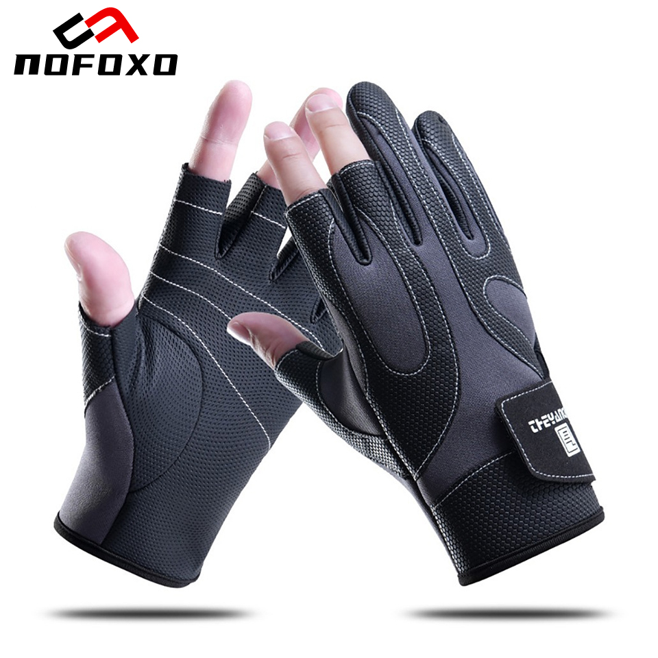 Fishing Gloves - NOFOXO Sarung Tangan Memancing 3 Jari