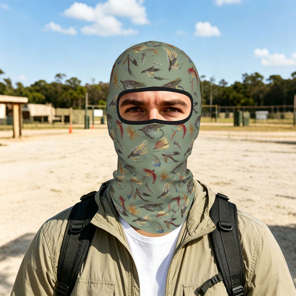 Fishing Mask Sun Protection - Memancing dengan Umpan Buatan Tangan, Masker