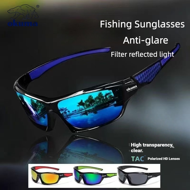 Fishing Sunglasses Polarized - Okuma Kacamata Hitam Bersepeda Pria dan
