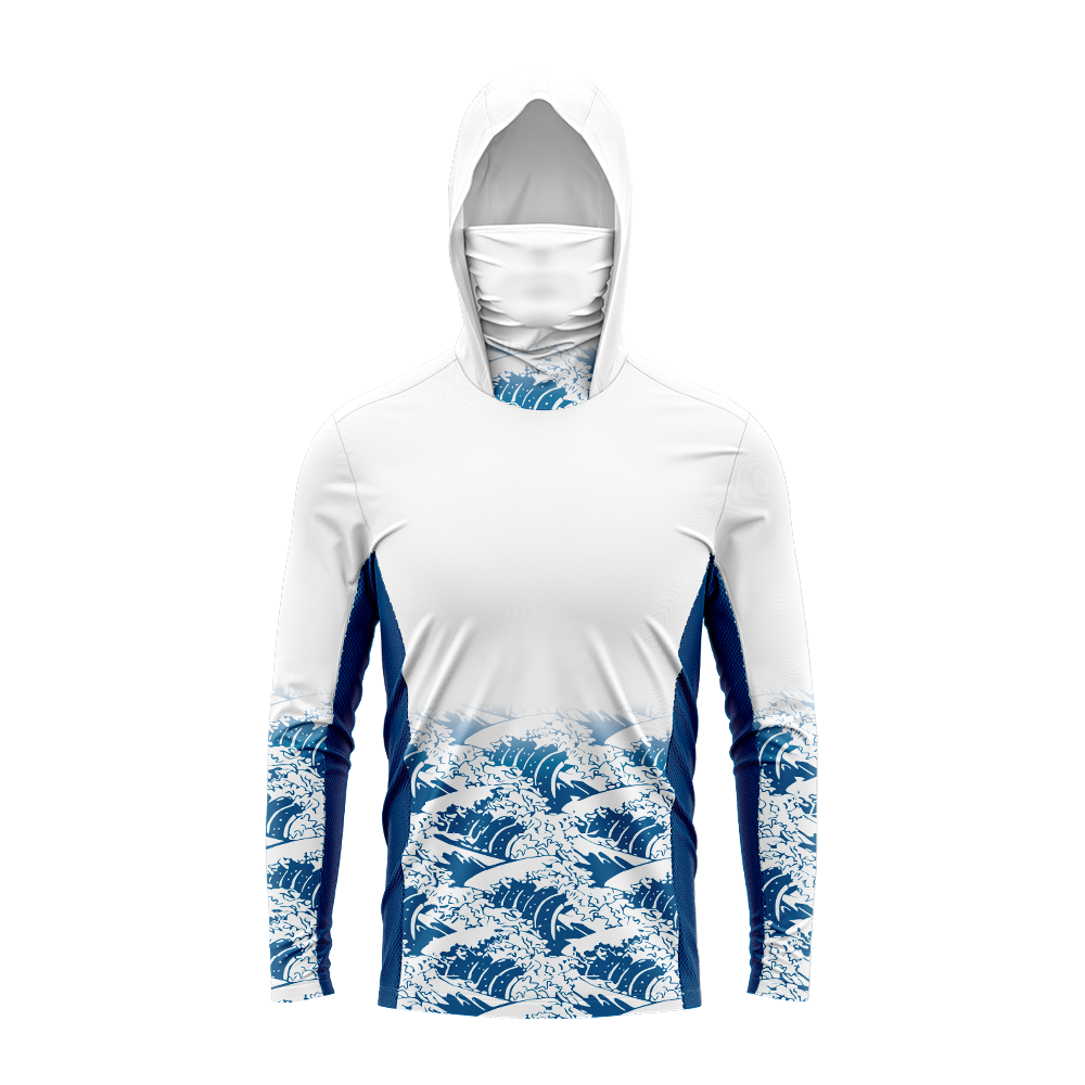 Hoodie Pancing Anti-UV Pria Wa - Fishing Mask Sun Protection ulasan dan harga