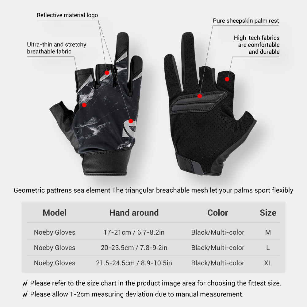 Sarung Tangan Memancing Seteng - Fishing Gloves ulasan dan harga