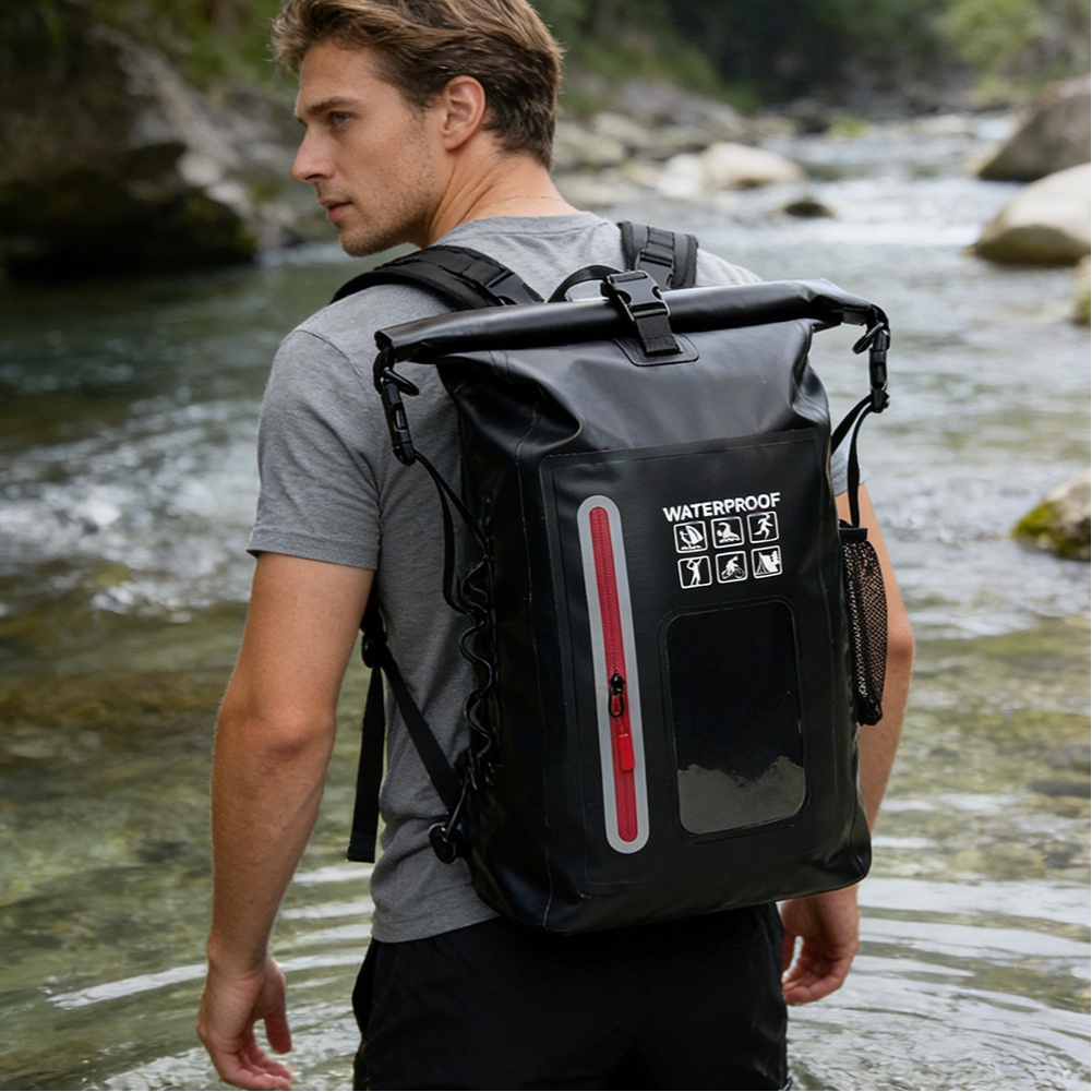 Tas Ransel Anti Air Warna Hita - Fishing Bag Waterproof ulasan dan harga