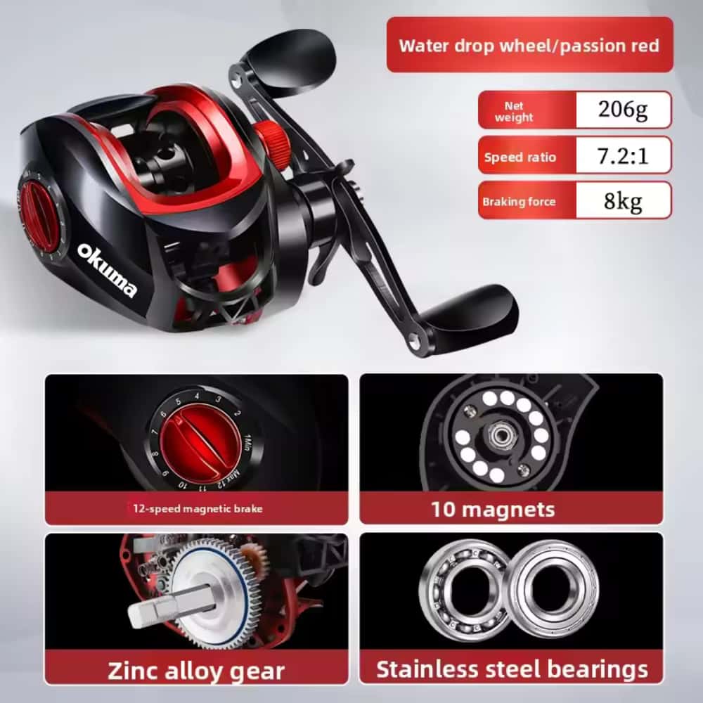 Reel Pancing Baitcasting Okuma - Abu Garcia Reel Max ulasan dan harga