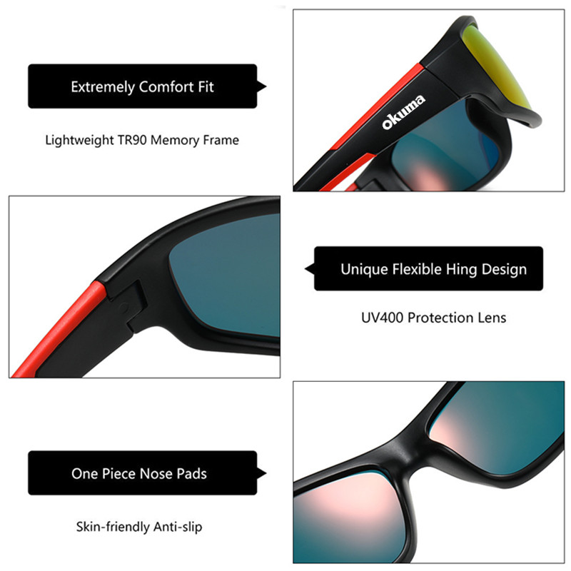 Okuma kacamata terpolarisasi d - Fishing Sunglasses Polarized ulasan dan harga