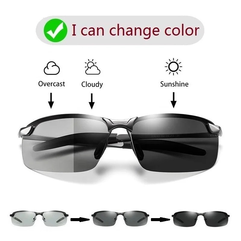 Kacamata Pria Photochromic Pol - Fishing Sunglasses Polarized ulasan dan harga