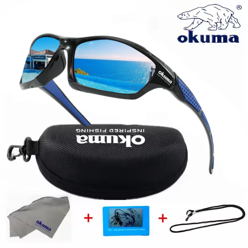 Okuma Kacamata Hitam Bersepeda - Fishing Sunglasses Polarized ulasan dan harga