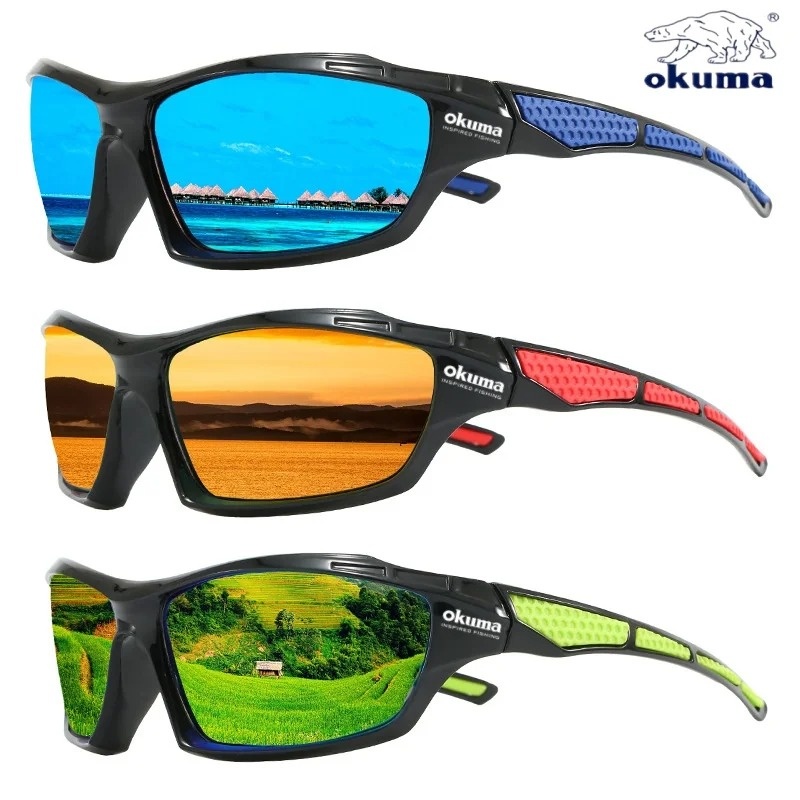 Okuma Kacamata Hitam Bersepeda - Fishing Sunglasses Polarized ulasan dan harga